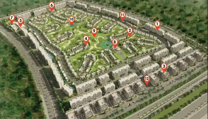 ماستر بلان كمبوند نيوم المستقبل سيتي Nyoum Mostakbal City