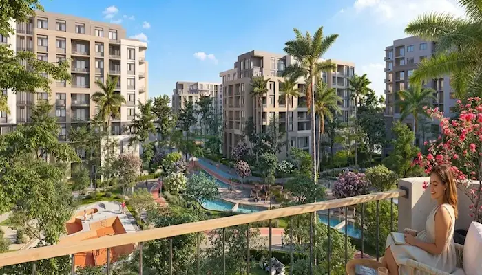 Green Spaces in Lush Valley New Cairo Compound