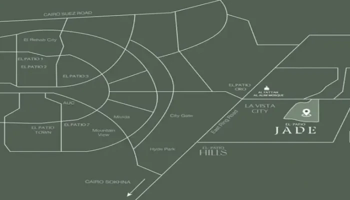 El Patio Jade New Capital | Luxury Living Redefined 2026 7 Nearby Places to El Patio Jade New Capital Compound