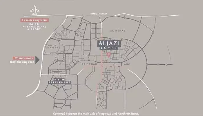 Nearby Places to Compound Al Jazi Marriott New Cairo
