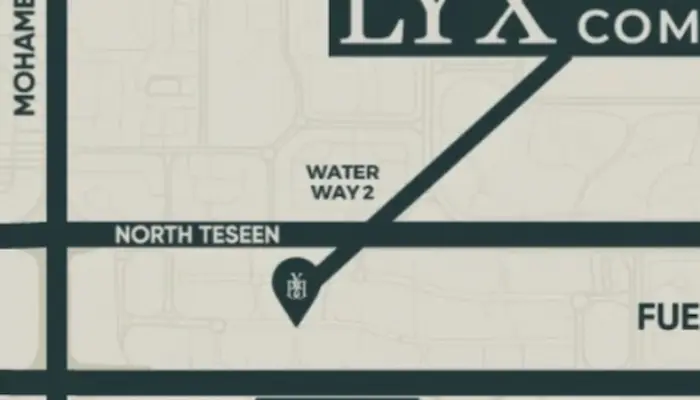 Map of LYX Mall New Cairo
