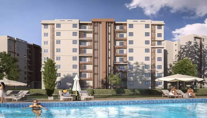 Area of T Residence New Alamein 