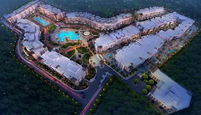 المساحة الكليى لكمبوند نيوم بيراميدز أكتوبر Compound Nyoum Pyramids October