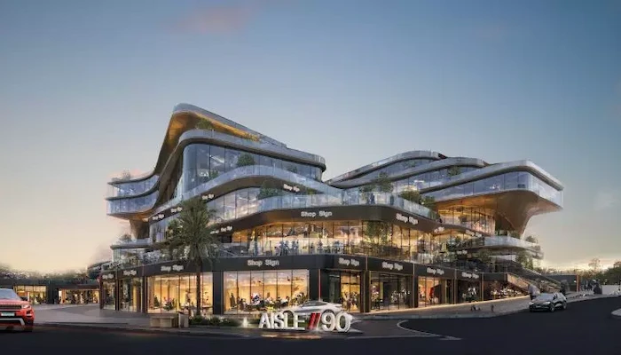 المظهر العام لمول أيل 90 التجمع الخامس Aisle 90 New Cairo
