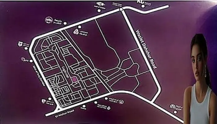 خريطة كمبوند كاب ويست أكتوبر Compound Cap West October