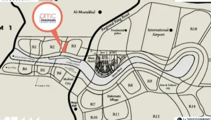 خريطة مول PMC العاصمة الإدارية PMC Tower New Capital