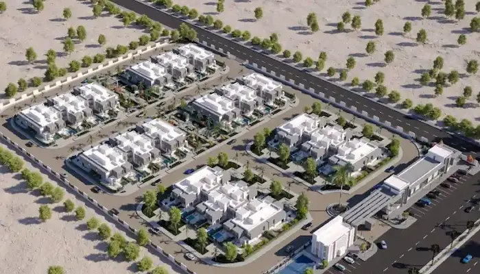 المظهر العام لكمبوند جرين بارك زايد الجديدة Green Park New Zayed 