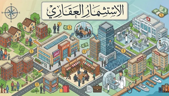 الاستثمار العقاري في مصر: أفضل الفرص والنصائح 2025 1 معني الاستثمار العقاري: دليلك الشامل لتحقيق أرباح آمنة 2026