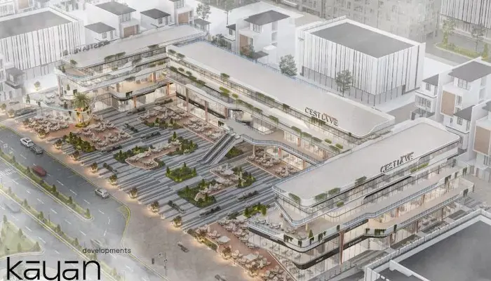 المساحة الكلية لمول سي لا في الشيخ زايد Mall C’est La Vie